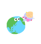 Earth・地球（個別スタンプ：25）