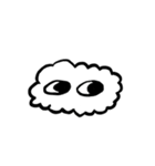 日常のもこもこ（個別スタンプ：3）