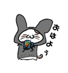 うさぎになりたい猫（個別スタンプ：4）