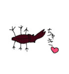 絵心ありまくりの生き物スタンプ（個別スタンプ：1）