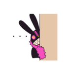 うさぎのようでうさぎじゃない着ぐるみ（個別スタンプ：2）