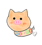 可愛いブタちゃん（個別スタンプ：10）