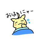 あほ毛ねこ（個別スタンプ：1）