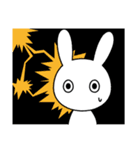 ノーコメントうさぎ 1（個別スタンプ：11）