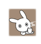 ノーコメントうさぎ 1（個別スタンプ：13）