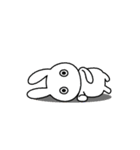 ノーコメントうさぎ 1（個別スタンプ：23）