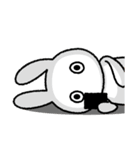 ノーコメントうさぎ 1（個別スタンプ：24）