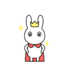 ノーコメントうさぎ 1（個別スタンプ：28）
