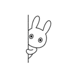 ノーコメントうさぎ 1（個別スタンプ：31）