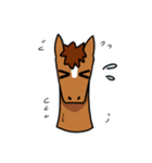 大学生のための馬のスタンプ（個別スタンプ：36）