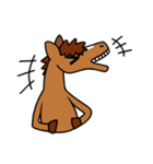 大学生のための馬のスタンプ（個別スタンプ：38）