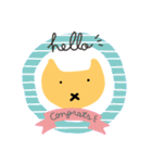 ねこちゃんとうさぎ（個別スタンプ：19）
