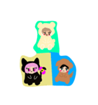 わんころとにゃんころとくまころ（個別スタンプ：8）