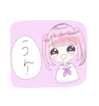 ツインテセーラーの女の子（個別スタンプ：14）