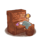 大人可愛いもぐら君の絵本スタンプ（英語）（個別スタンプ：38）