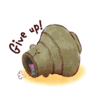 大人可愛いもぐら君の絵本スタンプ（英語）（個別スタンプ：40）