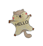 かわいいあにまるちゃん（個別スタンプ：5）