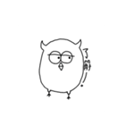ゆるい ふくろう（個別スタンプ：5）