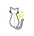 ネコちゃんのシルエット（個別スタンプ：6）