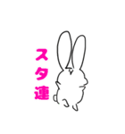 ウサギとゆかいな仲間達（個別スタンプ：16）