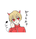 天使君と悪魔君（個別スタンプ：7）
