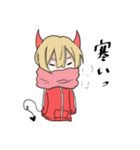 天使君と悪魔君（個別スタンプ：9）