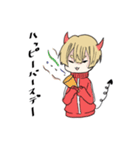 天使君と悪魔君（個別スタンプ：16）