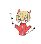 天使君と悪魔君（個別スタンプ：38）