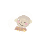 やさしいさるの すたんぷ（個別スタンプ：4）