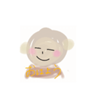 やさしいさるの すたんぷ（個別スタンプ：5）