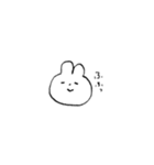 うさぎのヒトコト。（個別スタンプ：1）