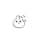 うさぎのヒトコト。（個別スタンプ：3）