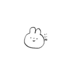 うさぎのヒトコト。（個別スタンプ：6）