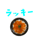 いくら丼 と 手書き風文字（個別スタンプ：28）