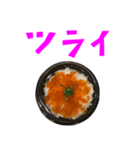 いくら丼 と 手書き風文字（個別スタンプ：29）