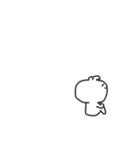 誰でも描けそうなうさぎ...？（個別スタンプ：2）