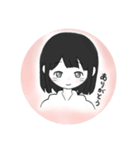 黒髪パッツン少女(その他)（個別スタンプ：4）