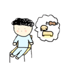 もじゃ君VSいぬ（個別スタンプ：2）