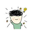 もじゃ君VSいぬ（個別スタンプ：6）