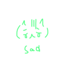 表情豊か顔文字猫( ^・ω・^ )（個別スタンプ：2）