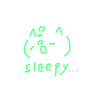 表情豊か顔文字猫( ^・ω・^ )（個別スタンプ：5）