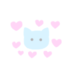 あおいねこ。（個別スタンプ：5）