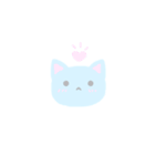 あおいねこ。（個別スタンプ：7）