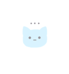 あおいねこ。（個別スタンプ：8）