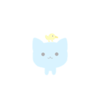 あおいねこ。（個別スタンプ：9）