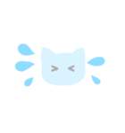 あおいねこ。（個別スタンプ：14）