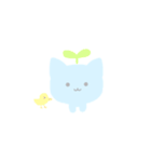 あおいねこ。（個別スタンプ：15）