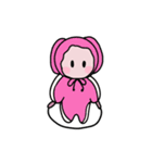 ピンク·チューリップ 5（個別スタンプ：1）