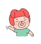 帽子をかぶったウサギのムト。（個別スタンプ：10）
