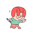 帽子をかぶったウサギのムト。（個別スタンプ：20）
